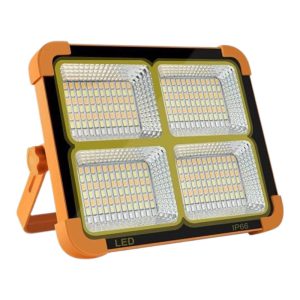 چراغ خورشیدی سولار اورجینال Solar LED Light – دارای ۴ باتری ۲۸۸ لامپ، ضدآب و مناسب باغ، ویلا، کمپینگ و روشنایی اضطراری